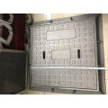 Supply custom oem cast aluminum square manhole cover and finish by sand casting and cnc machining